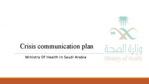 Saudi arabia crisis communications