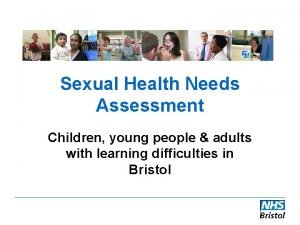 Sexual Health Needs Assessment Children young people adults