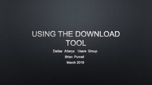 Download tool alteryx
