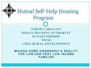 North carolina indian housing authority
