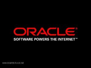 www brianhitchcock net Brian Hitchcock OCP DBA 8