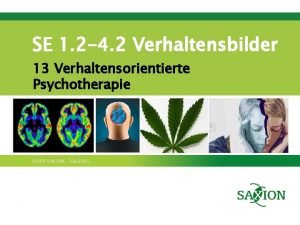 Einsichtsorientierte psychotherapie