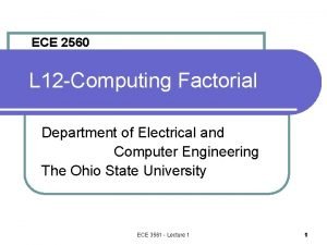 Ece2560