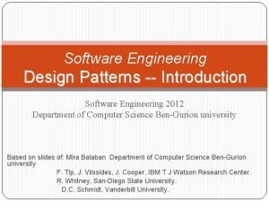 What is a design pattern in software engineering