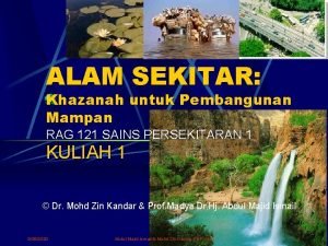 Pencemaran alam sekitar Pencemaran alam sekitar