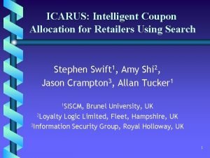 ICARUS Intelligent Coupon Allocation for Retailers Using Search