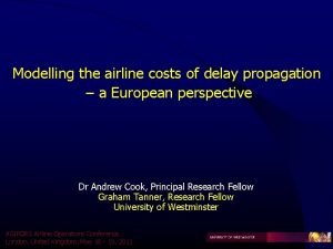 Modelling cost of delay