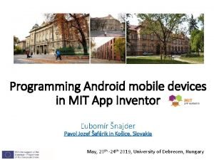 Mit android programming