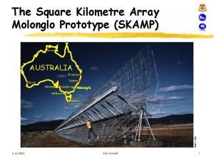 The Square Kilometre Array Molonglo Prototype SKAMP Darwin