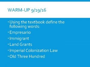 Empresario definition