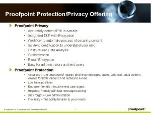 Proofpoint privacy Proofpoint privacy