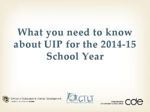 What you need to know about UIP for