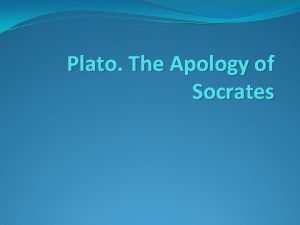 Plato The Apology of Socrates Background Defeat of