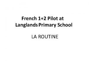 Langlands primary school