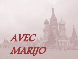 AVEC MARIJO RUSSIE 2 Le territoire de la