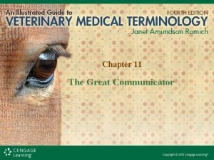 Chapter 11 The Great Communicator Functions of the