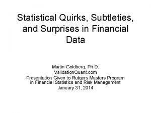 Quirks stat testing Quirks stat testing