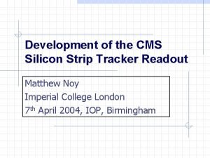 Development of the CMS Silicon Strip Tracker Readout