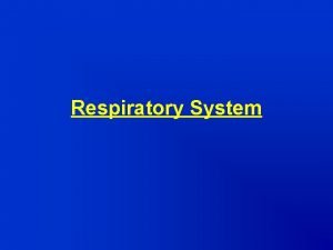 Systemic examination of respiratory system
