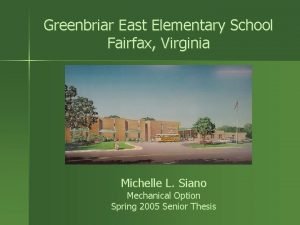 Greenbriar east elementary school fairfax va