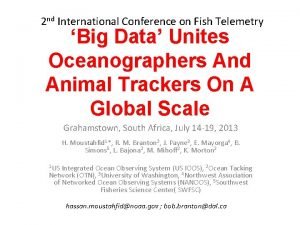 International conference on fish telemetry