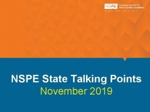 Champion Guide Advance Unite NSPE State Talking Points