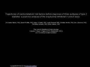 Trajectories of cardiometabolic risk factors before diagnosis of