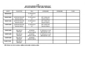 YY 2015 2016 BAHAR DNEM FEN FAKLTES BYOLOJ