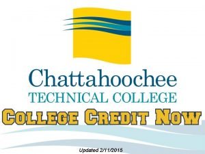 Chattahoochee tech dual enrollment