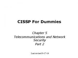 Telecommunications for dummies