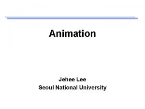 Seoul national university animation