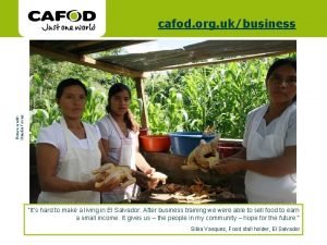 www cafod org uk Picture credit Claudia Torres