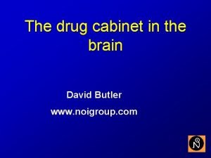 Drug cabinet in the brain