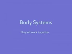 Hierarchy of a body system