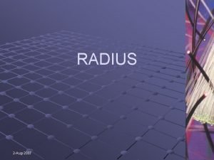Bras radius