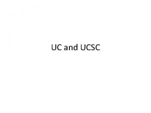 Citl ucsc