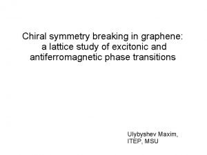 Chiral symmetry breaking in graphene a lattice study