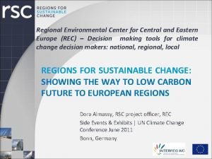 Regional Environmental Center for Central and Eastern Europe