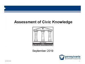 Assessment of Civic Knowledge September 2019 9292020 1