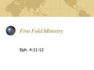 5 fold ministry