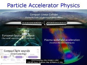 Particle Accelerator Physics Compact Linear Collider Option for