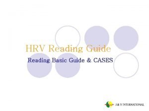 HRV Reading Guide Reading Basic Guide CASES HRV