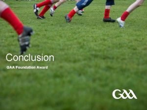 Gaa foundation Gaa foundation