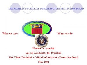 Critical infrastructure protection board