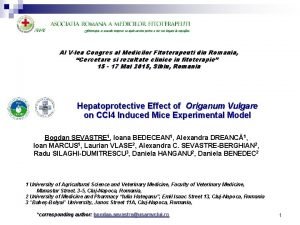 Al Vlea Congres al Medicilor Fitoterapeuti din Romania