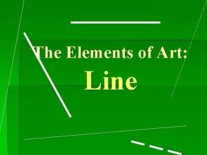 Element of line Element of line