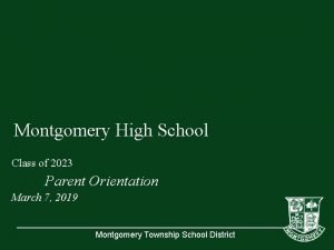 Montgomery township school district