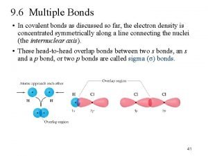 9 6 Multiple Bonds In covalent bonds as