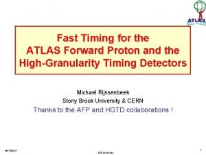 Fast Timing for the ATLAS Forward Proton and