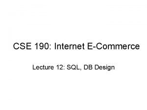 Cse sql Cse sql
